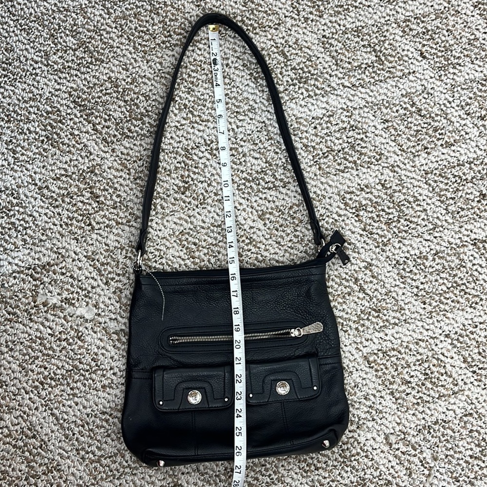 STONE MOUNTAIN BLACK PEBBLE LEATHER CROSSBODY BAG - Picture 11 of 14